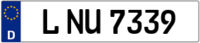 Truck License Plate